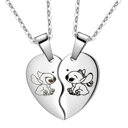 Lilo & Stitch Couples Necklace set