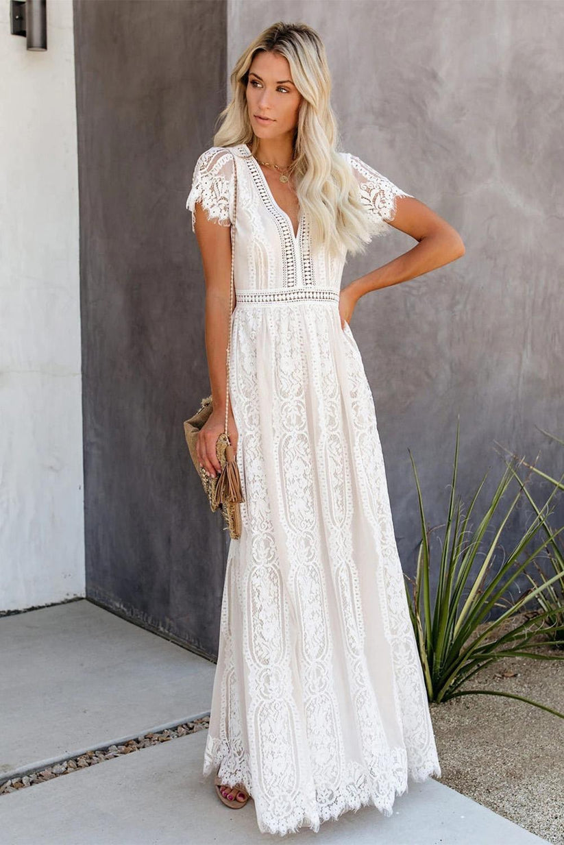 Fill Your Heart Lace Maxi Dress – The Perfect Touch SA